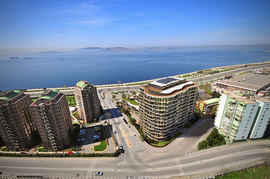 آپارتمان در استانبول با منظره دریا 12